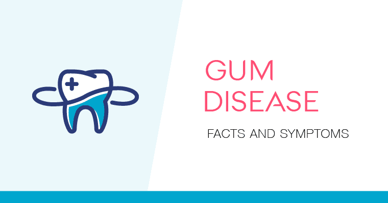 Gum disease facts and symptoms graphic